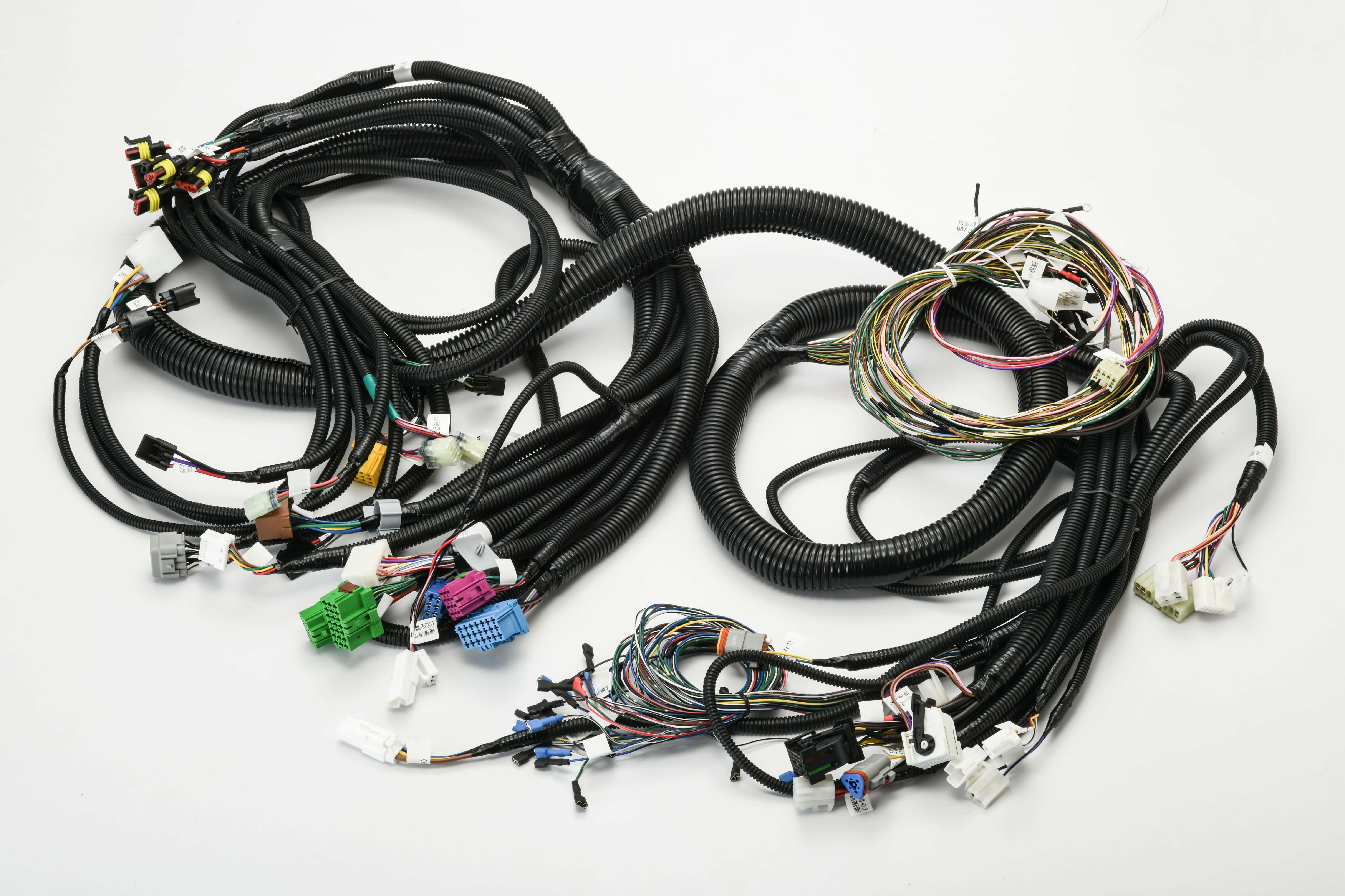 Vehicle electronic control wiring harness