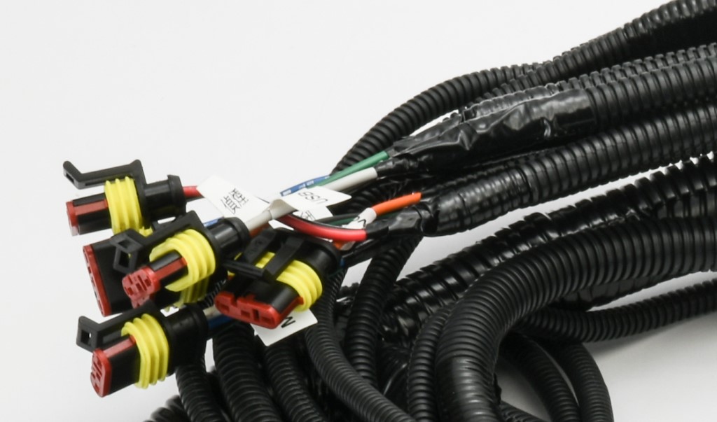 Vehicle electronic control wiring harness